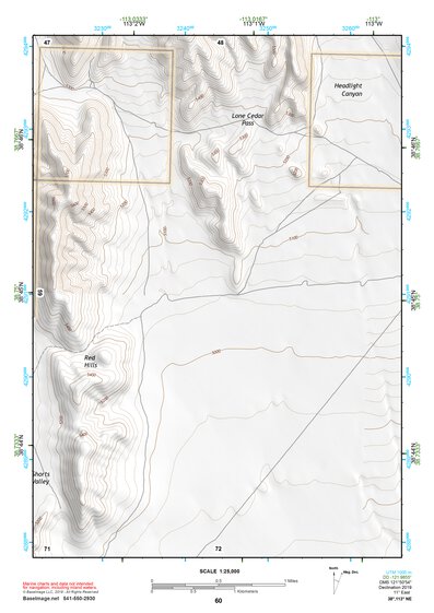 38113NE Page 60 Wah Wah Mountains North Topo Preview 1