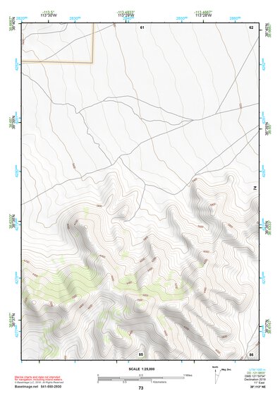 38113NE Page 73 Wah Wah Mountains North Topo Preview 1
