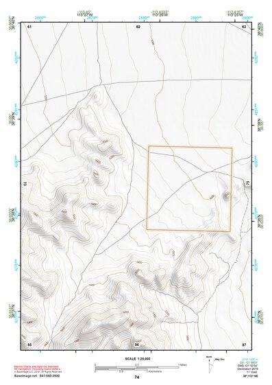 38113NE Page 74 Wah Wah Mountains North Topo Preview 1