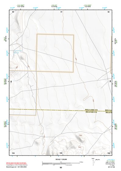 38113NE Page 93 Wah Wah Mountains North Topo Preview 1