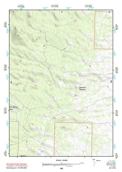 38113NE Page 103 Wah Wah Mountains North Topo Preview 1