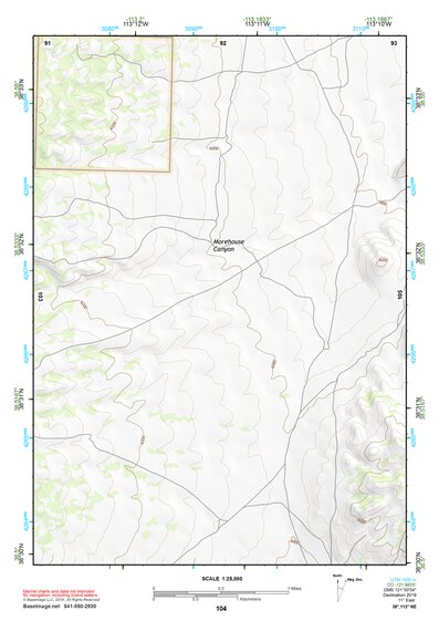38113NE Page 104 Wah Wah Mountains North Topo Preview 1
