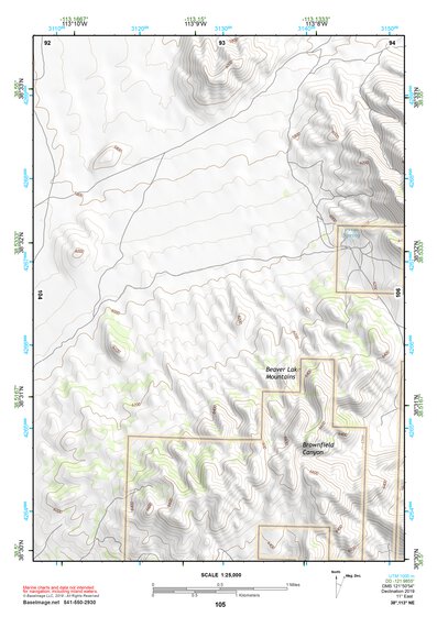 38113NE Page 105 Wah Wah Mountains North Topo Preview 1