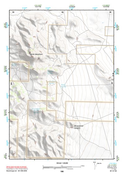 38113NE Page 106 Wah Wah Mountains North Topo Preview 1