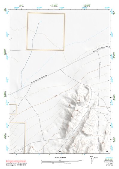 38113NW Page 1 Wah Wah Mountains North Topo Preview 1