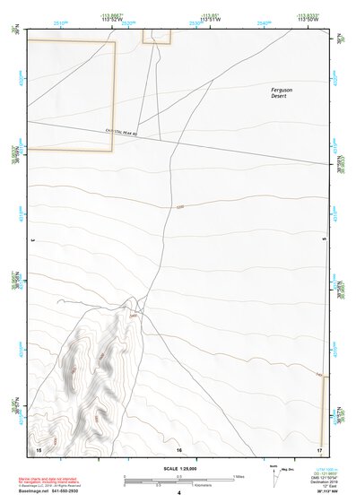 38113NW Page 4 Wah Wah Mountains North Topo Preview 1