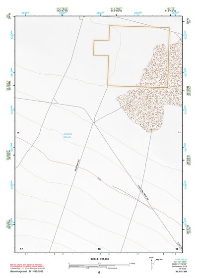 38113NW Page 6 Wah Wah Mountains North Topo Preview 1