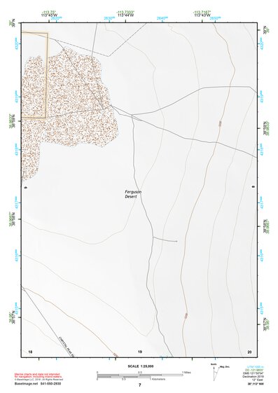 38113NW Page 7 Wah Wah Mountains North Topo Preview 1