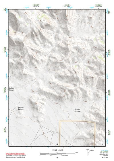38113NW Page 10 Wah Wah Mountains North Topo Preview 1