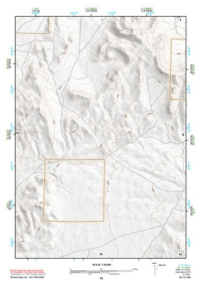 38113NW Page 13 Wah Wah Mountains North Topo Preview 1