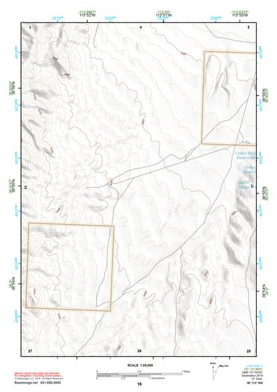 38113NW Page 16 Wah Wah Mountains North Topo Preview 1
