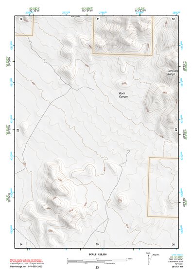 38113NW Page 23 Wah Wah Mountains North Topo Preview 1