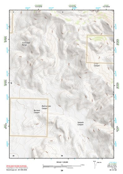 38113NW Page 24 Wah Wah Mountains North Topo Preview 1