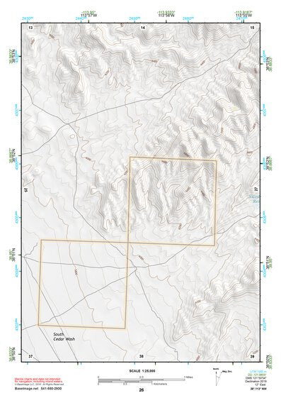 38113NW Page 26 Wah Wah Mountains North Topo Preview 1