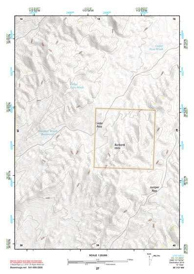 38113NW Page 27 Wah Wah Mountains North Topo Preview 1