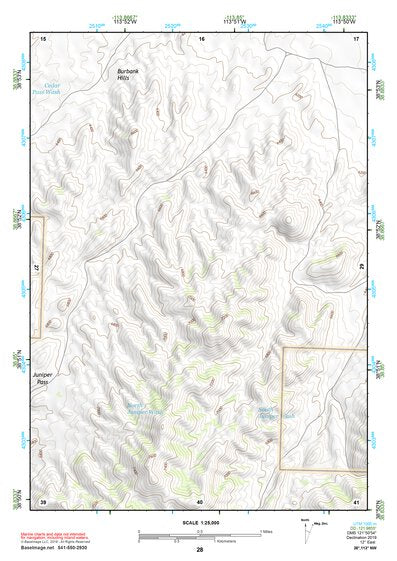 38113NW Page 28 Wah Wah Mountains North Topo Preview 1