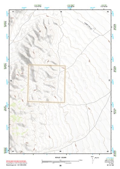 38113NW Page 30 Wah Wah Mountains North Topo Preview 1