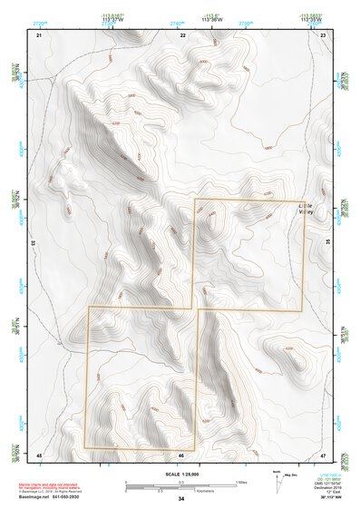 38113NW Page 34 Wah Wah Mountains North Topo Preview 1