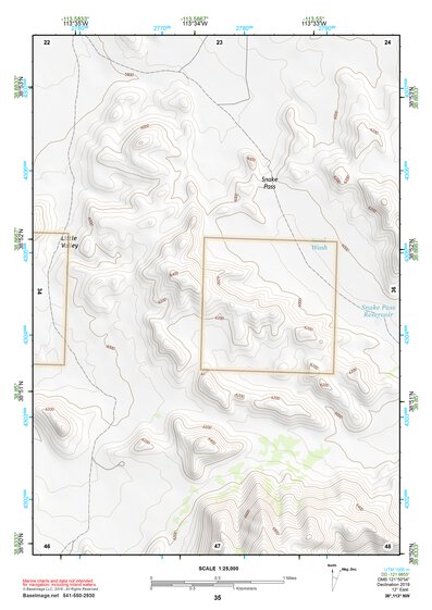 38113NW Page 35 Wah Wah Mountains North Topo Preview 1