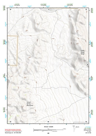 38113NW Page 43 Wah Wah Mountains North Topo Preview 1