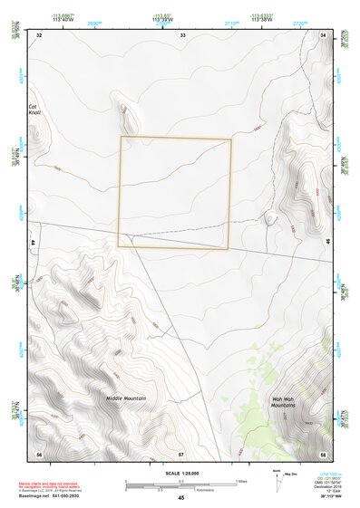 38113NW Page 45 Wah Wah Mountains North Topo Preview 1