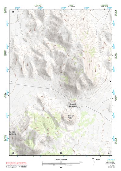 38113NW Page 46 Wah Wah Mountains North Topo Preview 1