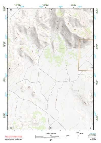 38113NW Page 47 Wah Wah Mountains North Topo Preview 1