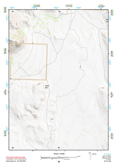 38113NW Page 48 Wah Wah Mountains North Topo Preview 1