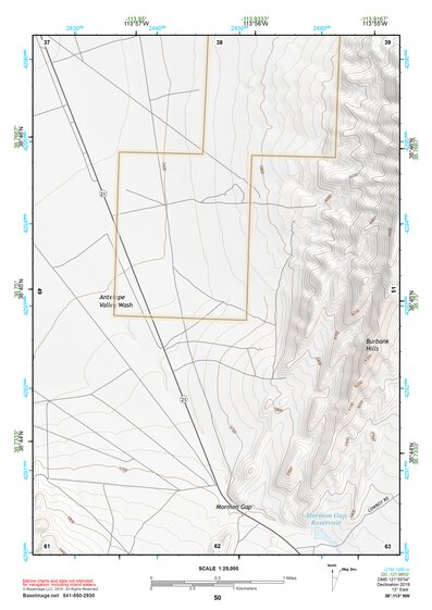 38113NW Page 50 Wah Wah Mountains North Topo Preview 1