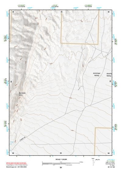 38113NW Page 51 Wah Wah Mountains North Topo Preview 1