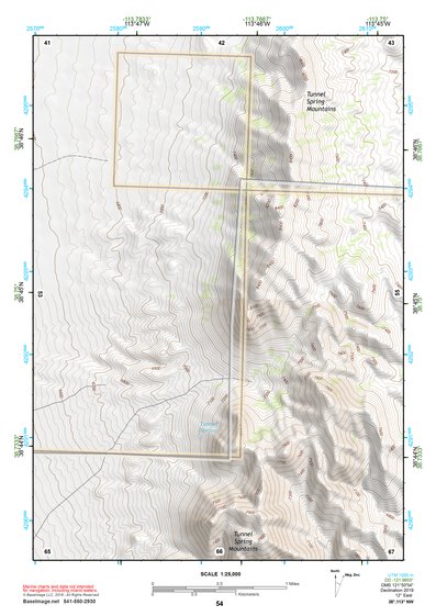 38113NW Page 54 Wah Wah Mountains North Topo Preview 1