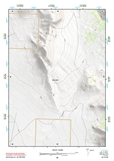 38113NW Page 57 Wah Wah Mountains North Topo Preview 1