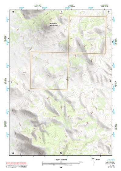 38113NW Page 58 Wah Wah Mountains North Topo Preview 1