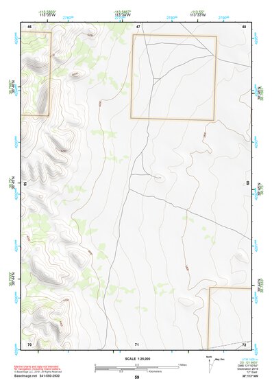 38113NW Page 59 Wah Wah Mountains North Topo Preview 1