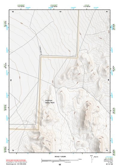38113NW Page 65 Wah Wah Mountains North Topo Preview 1