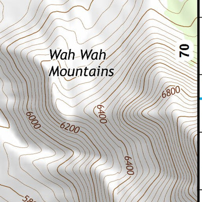 38113NW Page 69 Wah Wah Mountains North Topo Preview 3