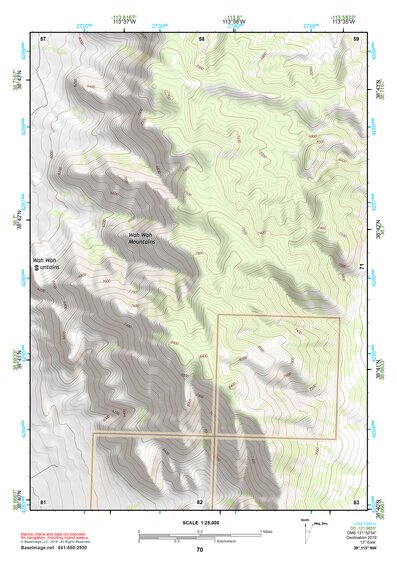 38113NW Page 70 Wah Wah Mountains North Topo Preview 1