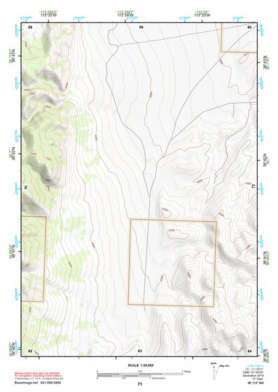 38113NW Page 71 Wah Wah Mountains North Topo Preview 1