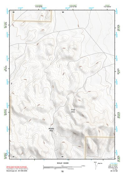 38113NW Page 72 Wah Wah Mountains North Topo Preview 1