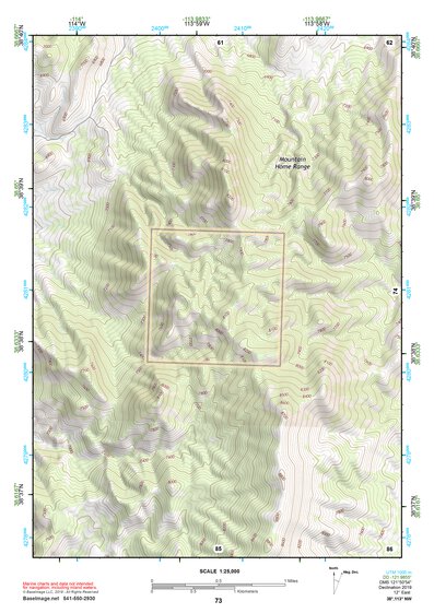 38113NW Page 73 Wah Wah Mountains North Topo Preview 1