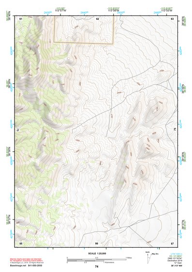 38113NW Page 74 Wah Wah Mountains North Topo Preview 1