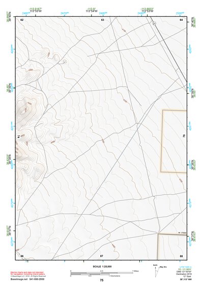 38113NW Page 75 Wah Wah Mountains North Topo Preview 1