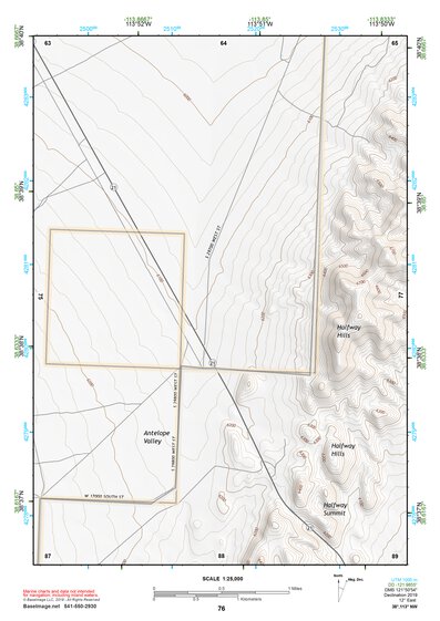 38113NW Page 76 Wah Wah Mountains North Topo Preview 1