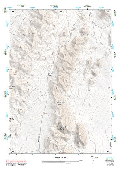 38113NW Page 77 Wah Wah Mountains North Topo Preview 1