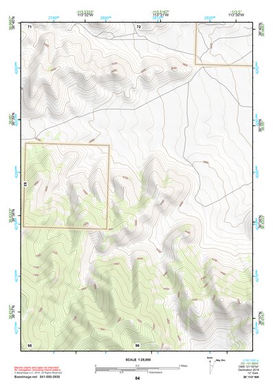 38113NW Page 84 Wah Wah Mountains North Topo Preview 1