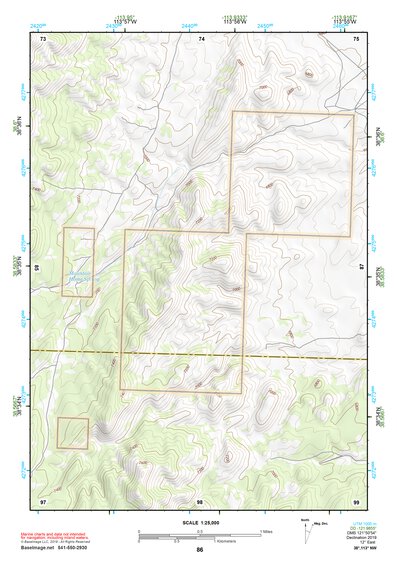 38113NW Page 86 Wah Wah Mountains North Topo Preview 1