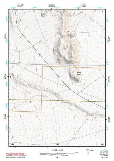 38113NW Page 89 Wah Wah Mountains North Topo Preview 1