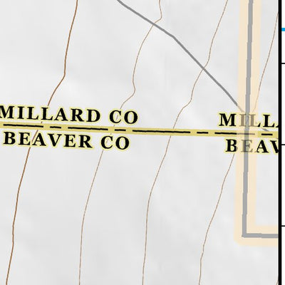 38113NW Page 93 Wah Wah Mountains North Topo Preview 3