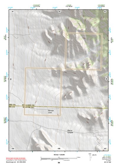 38113NW Page 94 Wah Wah Mountains North Topo Preview 1