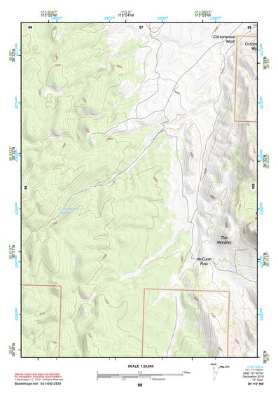 38113NW Page 99 Wah Wah Mountains North Topo Preview 1